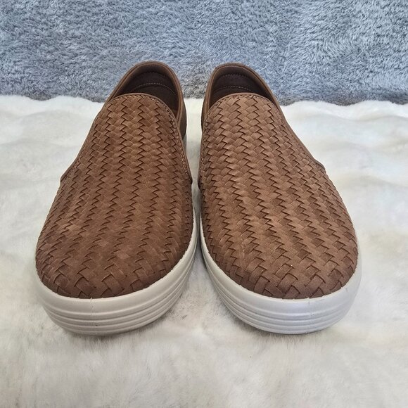 Ecco Soft 7 Woven Brown Nubuck Leather Slip On Loafer Sneaker Men\'s Sizes NEW main image 6